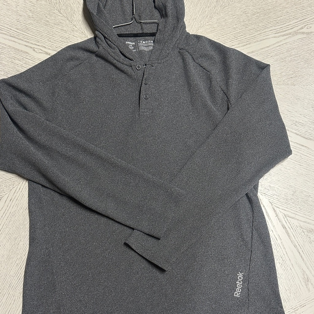 Reebok Men's Charcoal Hoodie